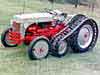 Bill Stecker's 1952 8N with Bombardier half tracks, Sherman combination auxillary transmission,  Dowden foot throttle, remote hydraulics, lift arm tie downs, PTO extension, swinging drawbar, deluxe seat, Ford grease gun