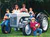 Randy Yacowatz's 1942 9N (S/N 9N 90110) and his family, Lisa, Devan, Christopher and Logan.